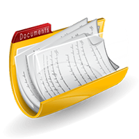 Folder with documents